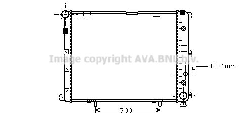 AVA QUALITY COOLING Radiaator,mootorijahutus MS2148